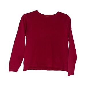 L.L. Bean Deep Red Long Sleeve Top